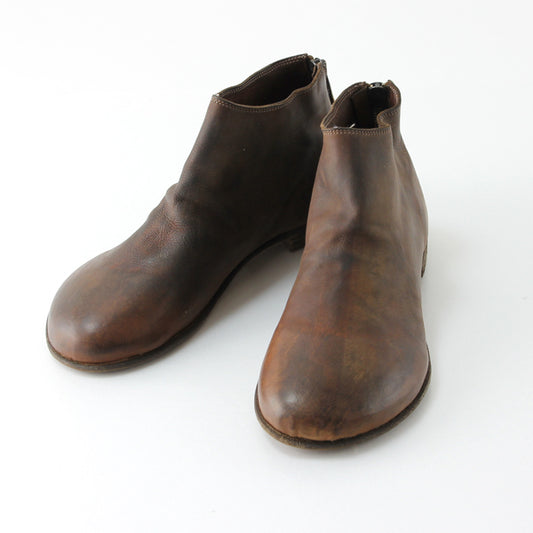 BACK ZIP BLAKE ANKLE SHOES BROWN