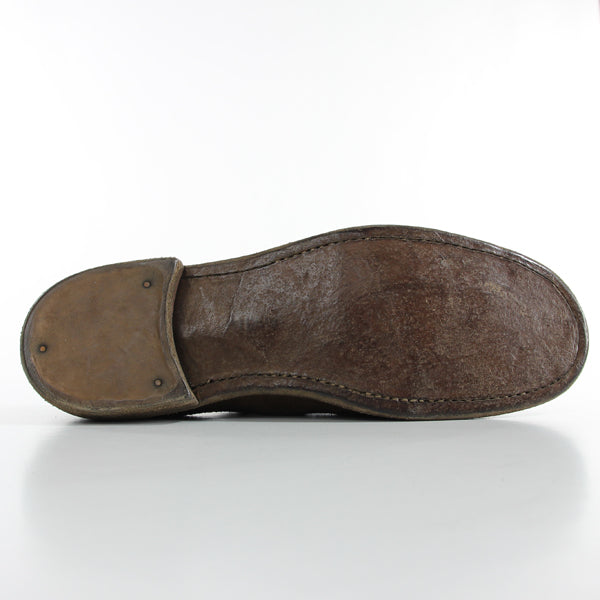 SLIP ON SHOES BAFFALO REVERSE BROWN