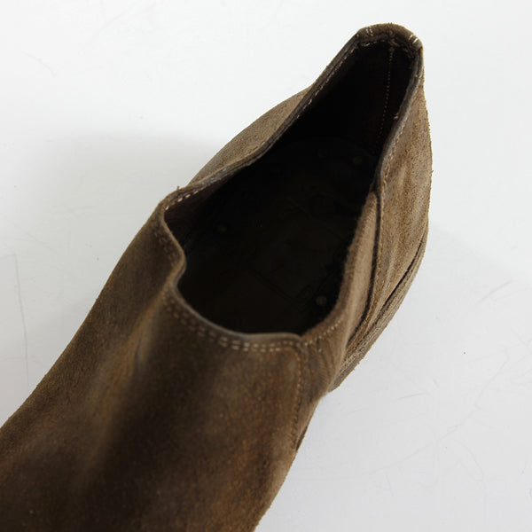 SLIP ON SHOES BAFFALO REVERSE BROWN