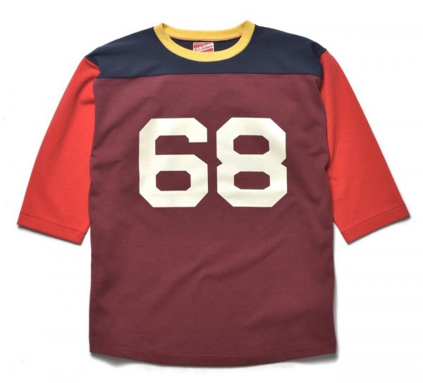 MULTI-TONE FOOTBALL TEE / 68