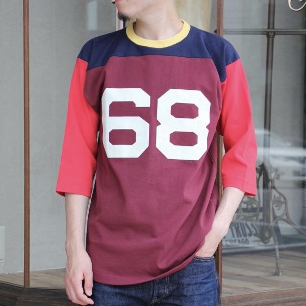 MULTI-TONE FOOTBALL TEE / 68