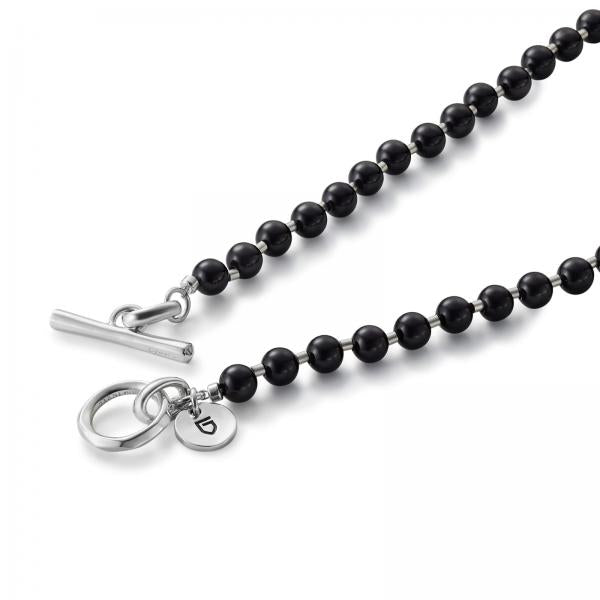Stone Ball Chain Necklace
