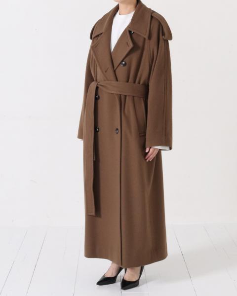 NON-MULE LIGHT MELTON COAT