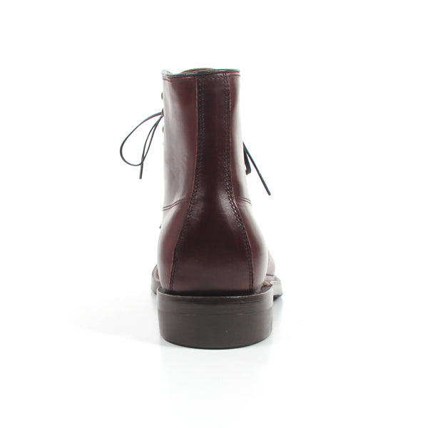 CAP TOE LACE UP BOOTS