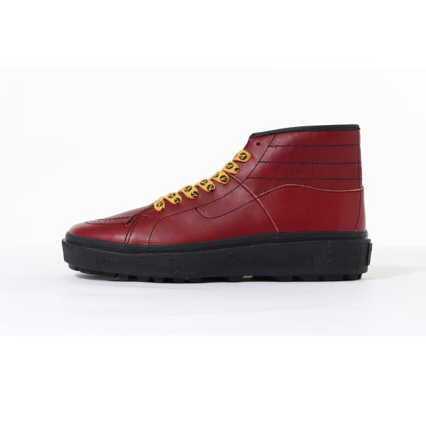 TH SK8-BOOT LX (LEATHER) RED DAHLIA/BLACK