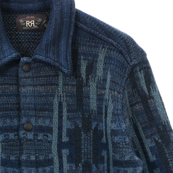 INDIGO WORKSHIRT SWEATER