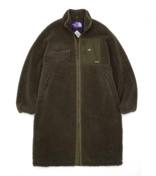 Wool Boa Fleece Field Coat