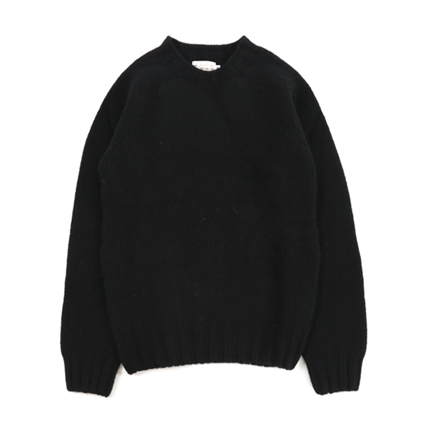 Crew Neck Flat Stitch Heavy Shetland