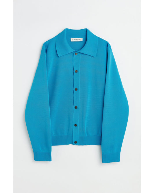 EVENING POLO CIRCUIT BLUE PERFORMANCE POLY