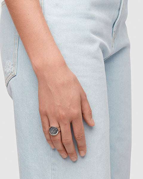 Coin Ring (M) SILVER
