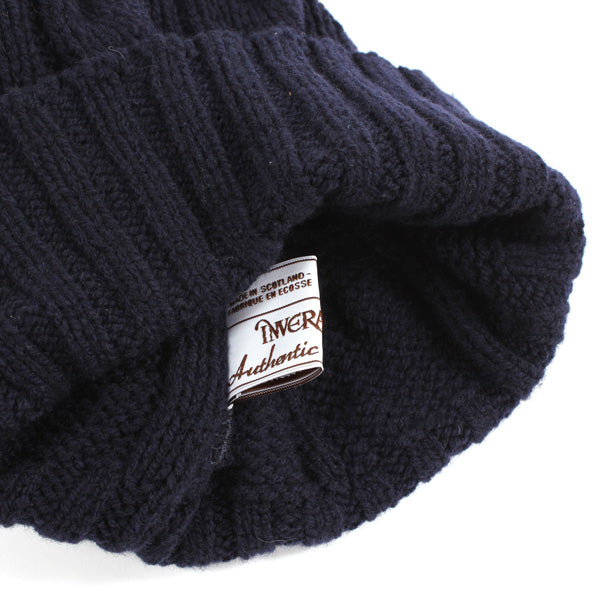 Knit cap -navy-