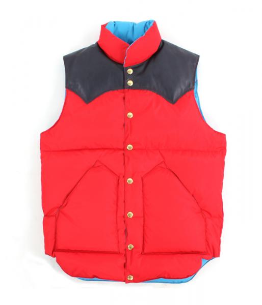 ROCKY MOUNTAIN FEATHER BED DOWN VEST/NYLON RED
