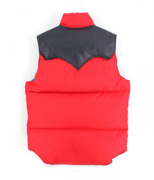 ROCKY MOUNTAIN FEATHER BED DOWN VEST/NYLON RED