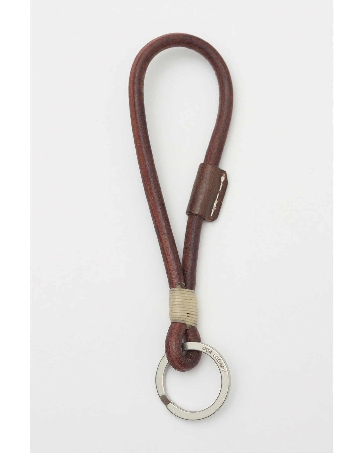 KNOT KEY HOLDER BROWN LEATHER