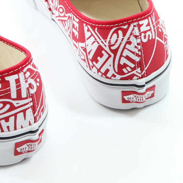 Vans authentic hotsell true red