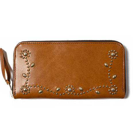 Zipper Long Wallet #SN-33 Studs