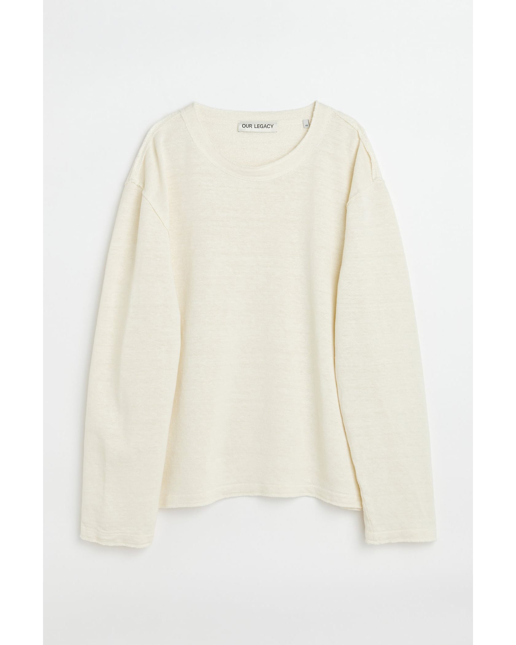 INVERTED SWEATSHIRT NATURELLE HEMP LOOPBACK