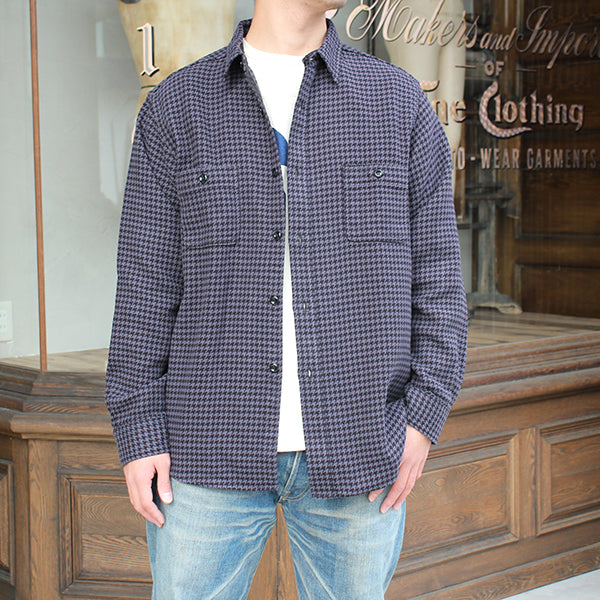 8HU HOUNDSTOOTH FLANNEL SHIRT