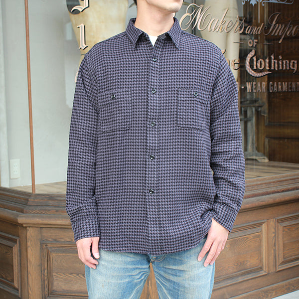 8HU HOUNDSTOOTH FLANNEL SHIRT