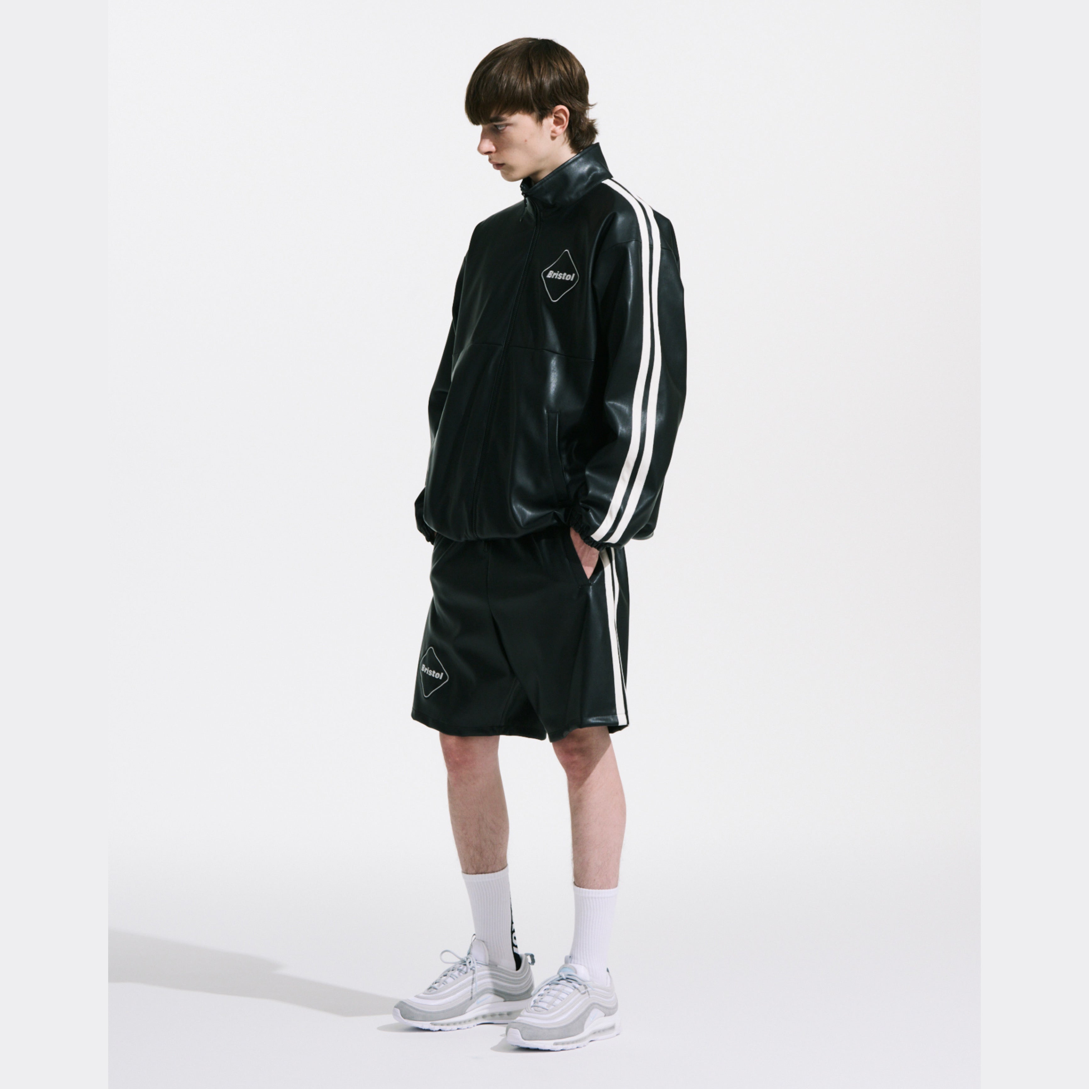 SYNTHETIC LEATHER BLOUSON
