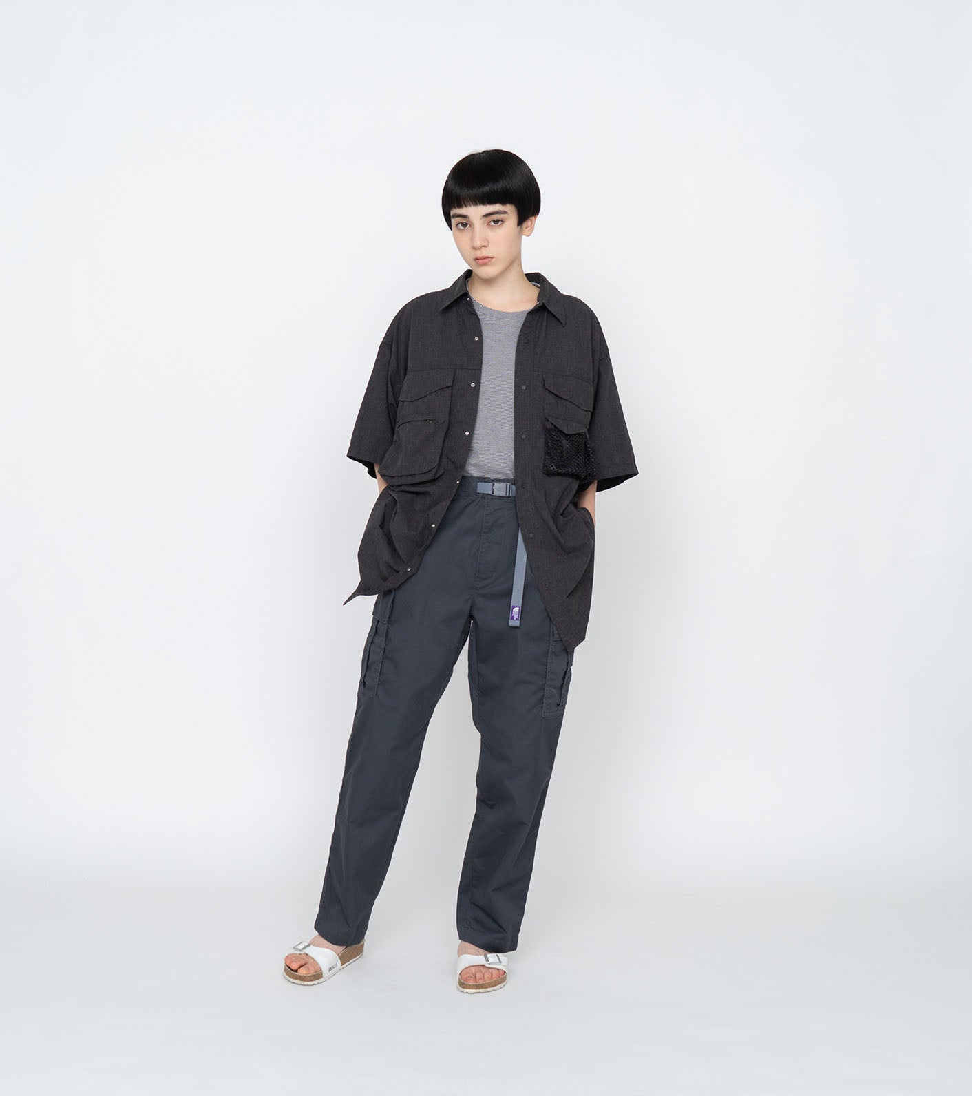 Polyester Linen Field H/S Shirt