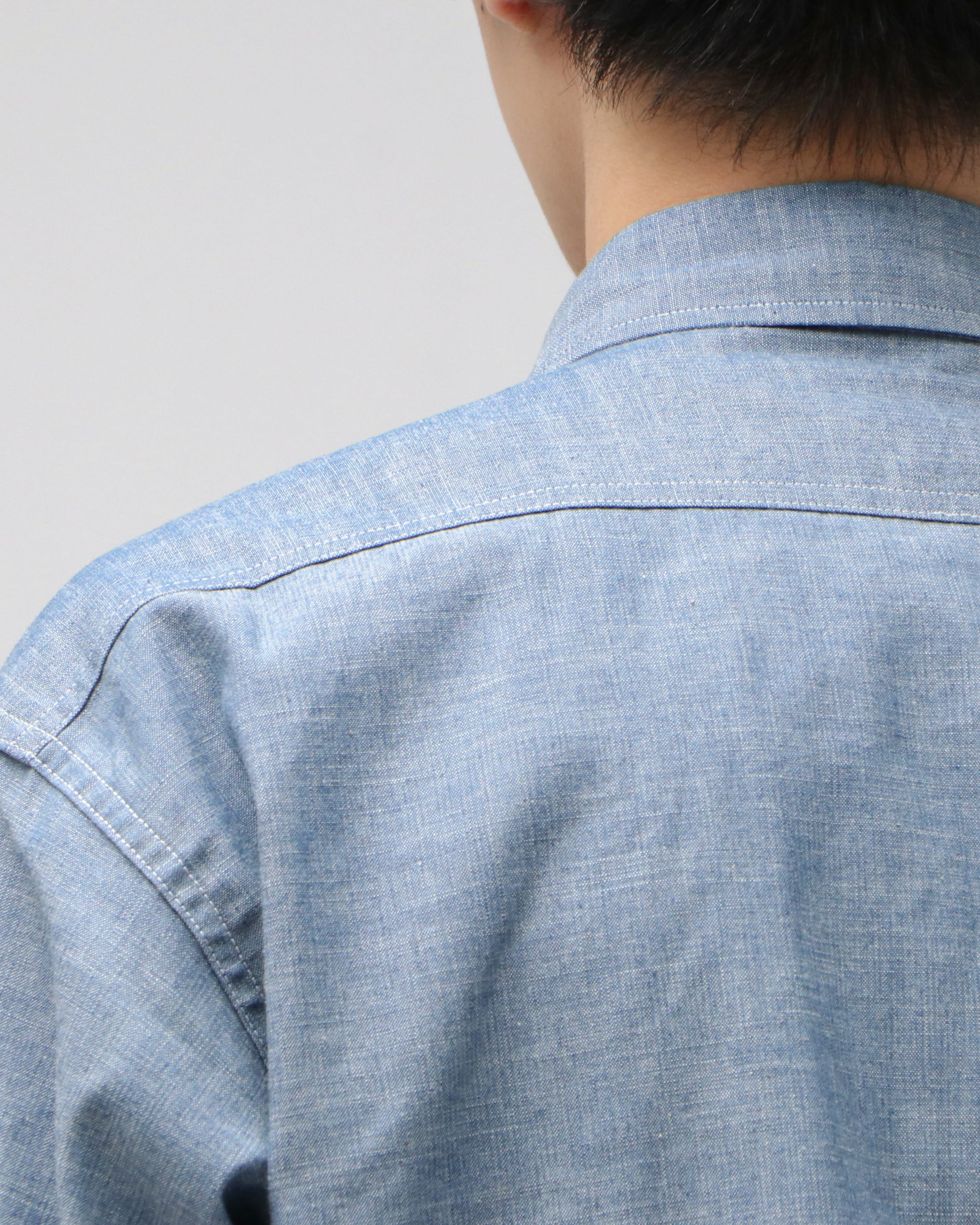 Rigid Chambray Shirt INDIGO – TIME AFTER TIME