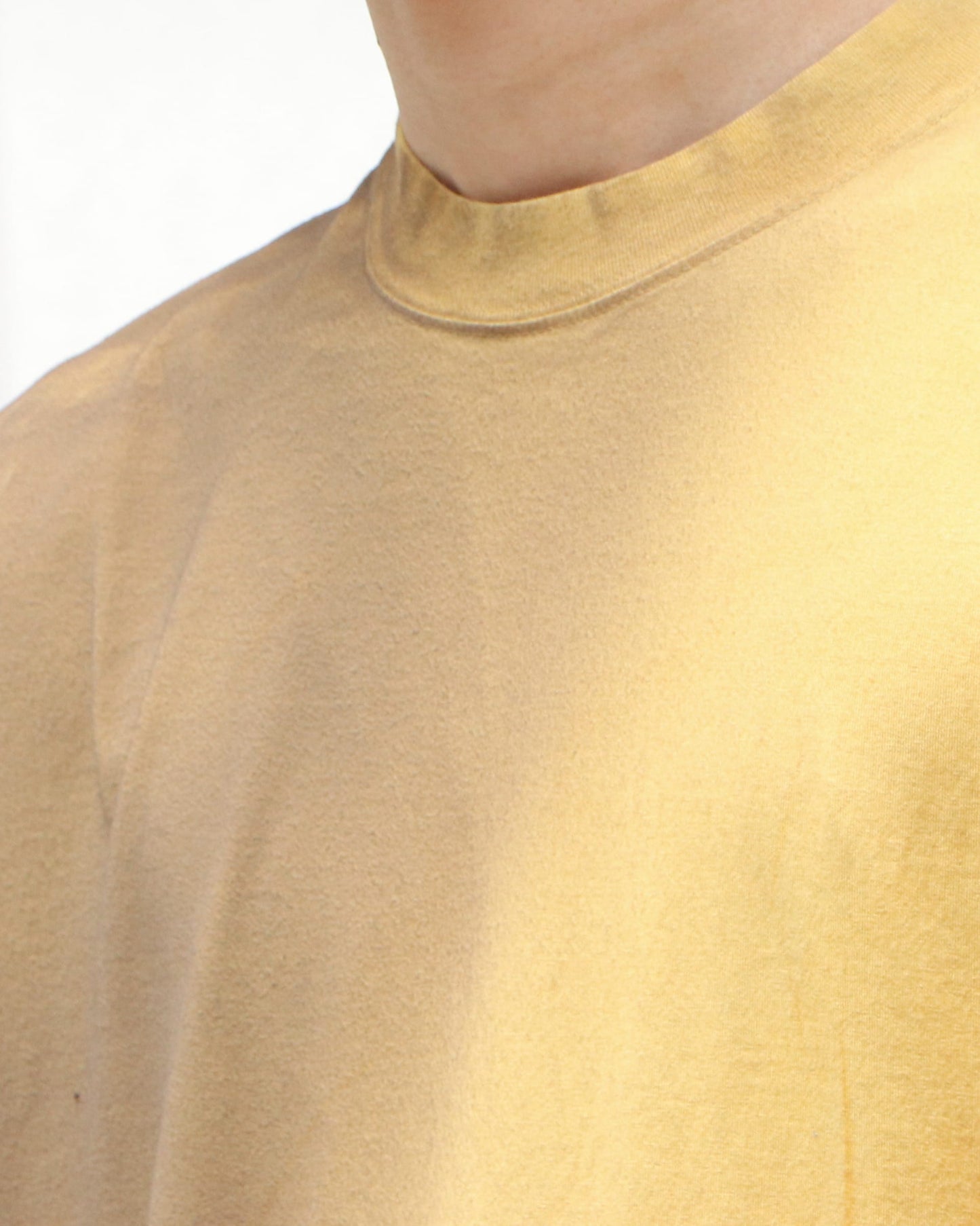 SPRAY PRINTED T-SHIRT YELLOW