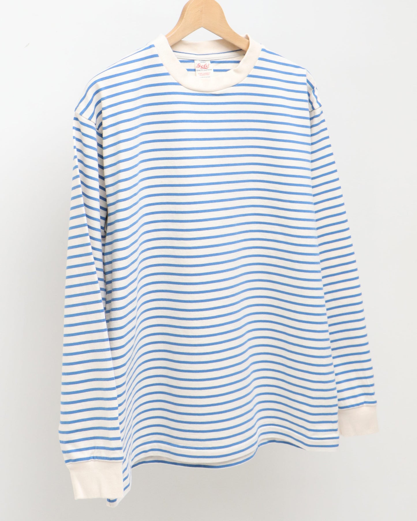 ORGANIC COTTON BORDER L/S T-SHIRT 69101