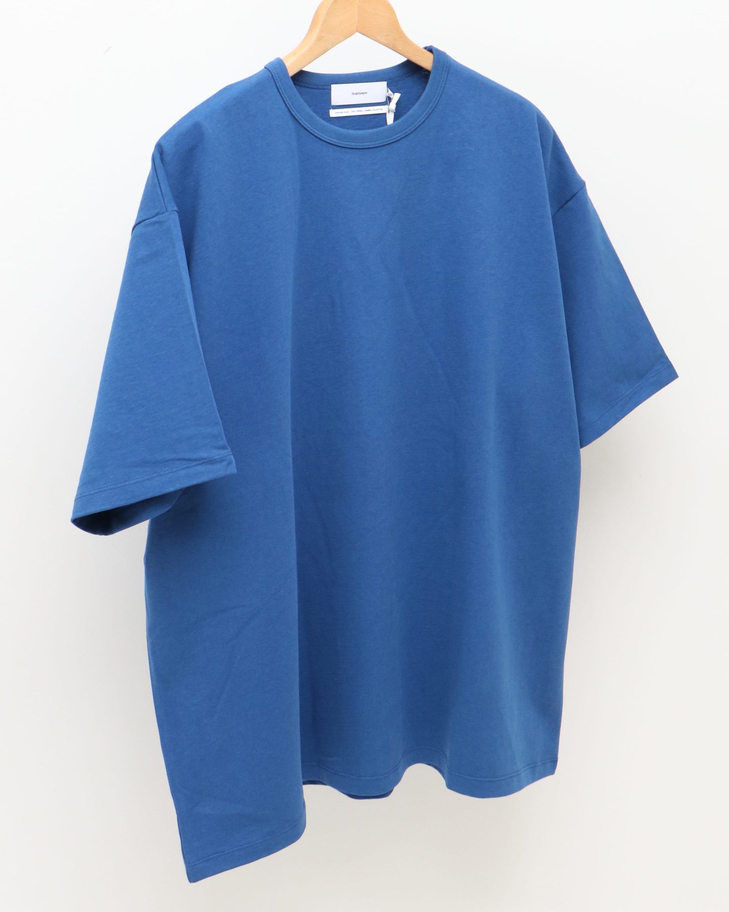 Recycled Cotton Jersey S/S Tee BLUE