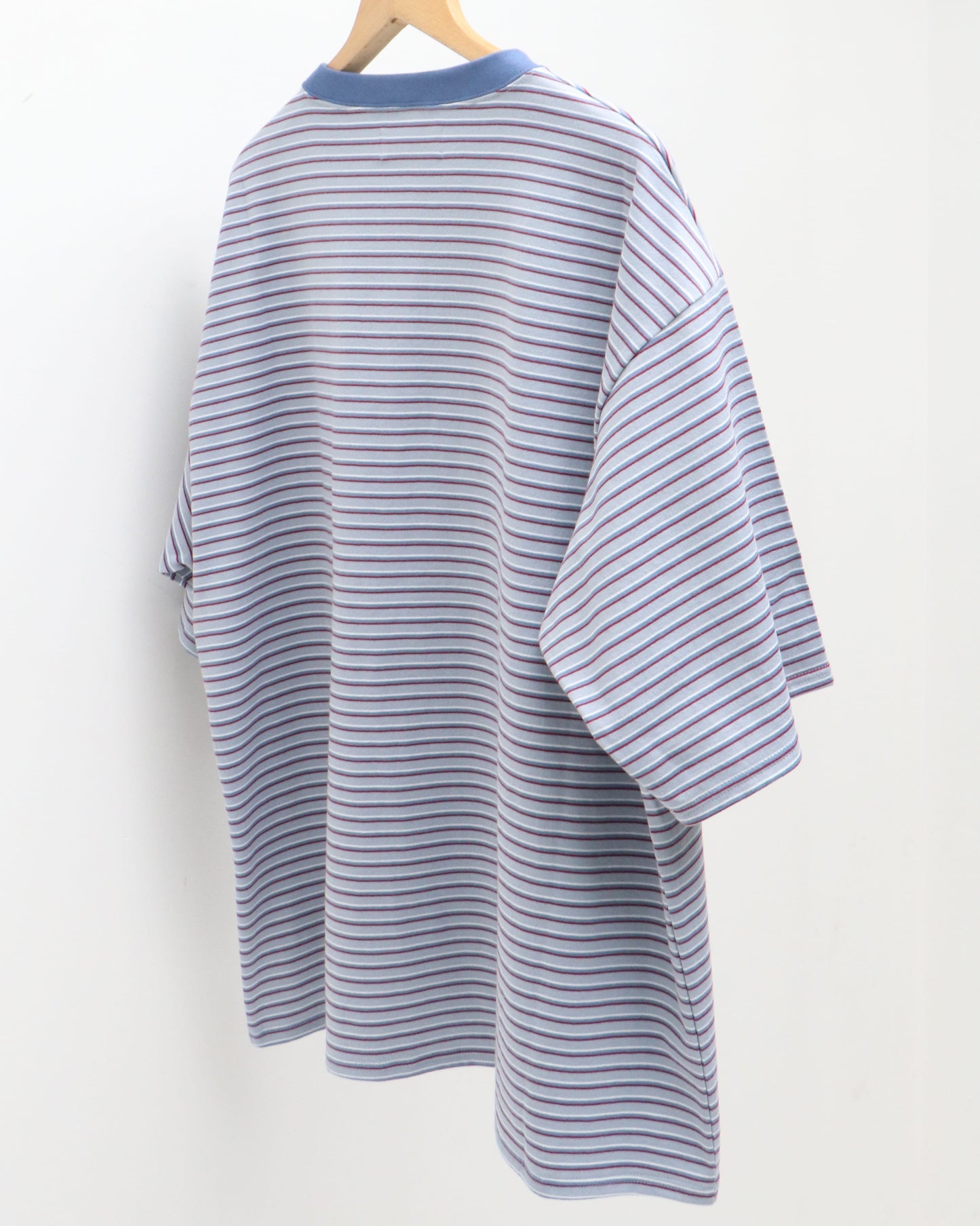 BORDER TEE S/S SAXE