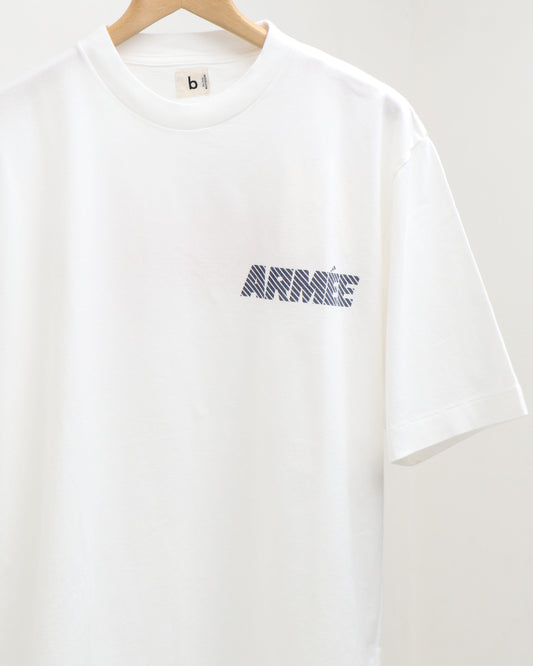 ARMEE Print Tee STANDARD WHITE×TRICOLOR
