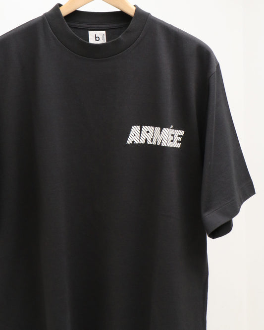 ARMEE Print Tee STANDARD INK BLACK×WHITE-Reflector
