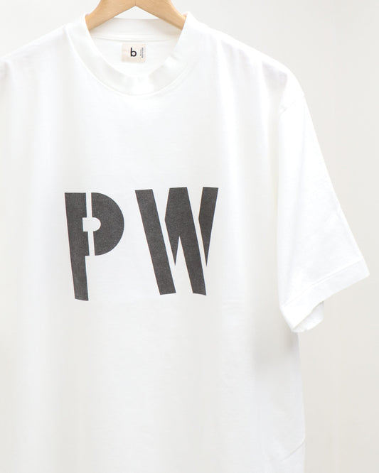 POW Print Tee STANDARD WHITE×BLACK