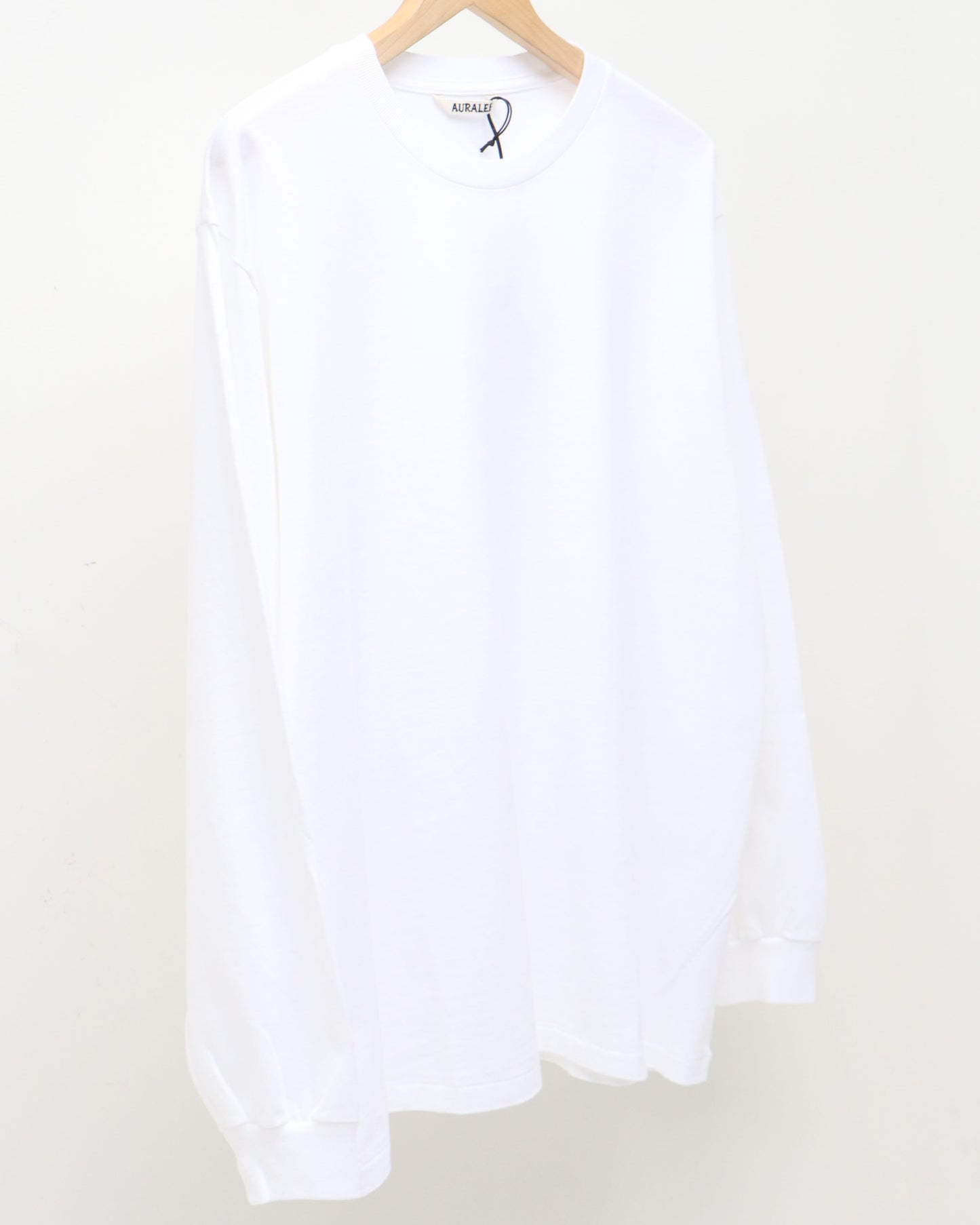 LUSTER PLAITING L/S TEE WHITE