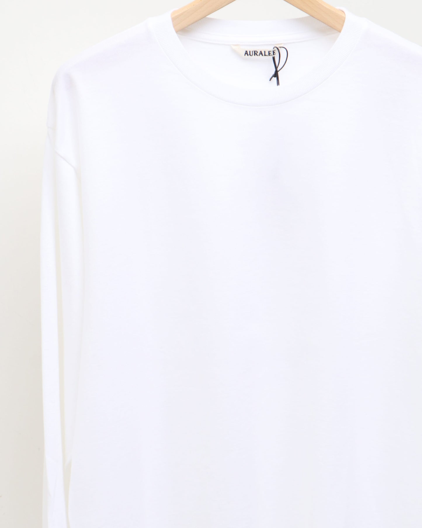 LUSTER PLAITING L/S TEE WHITE