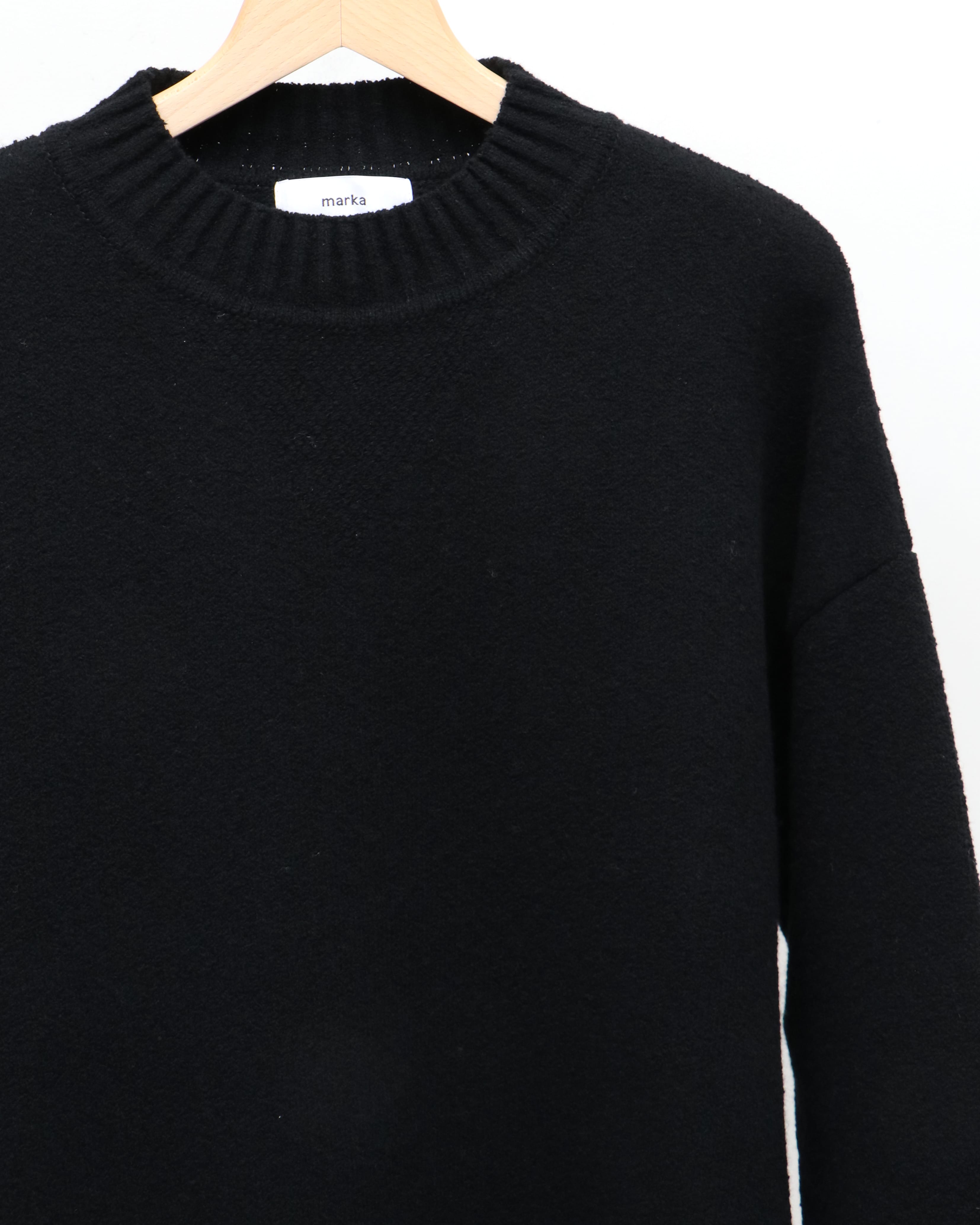 CREW NECK JUMPER 7G BLACK