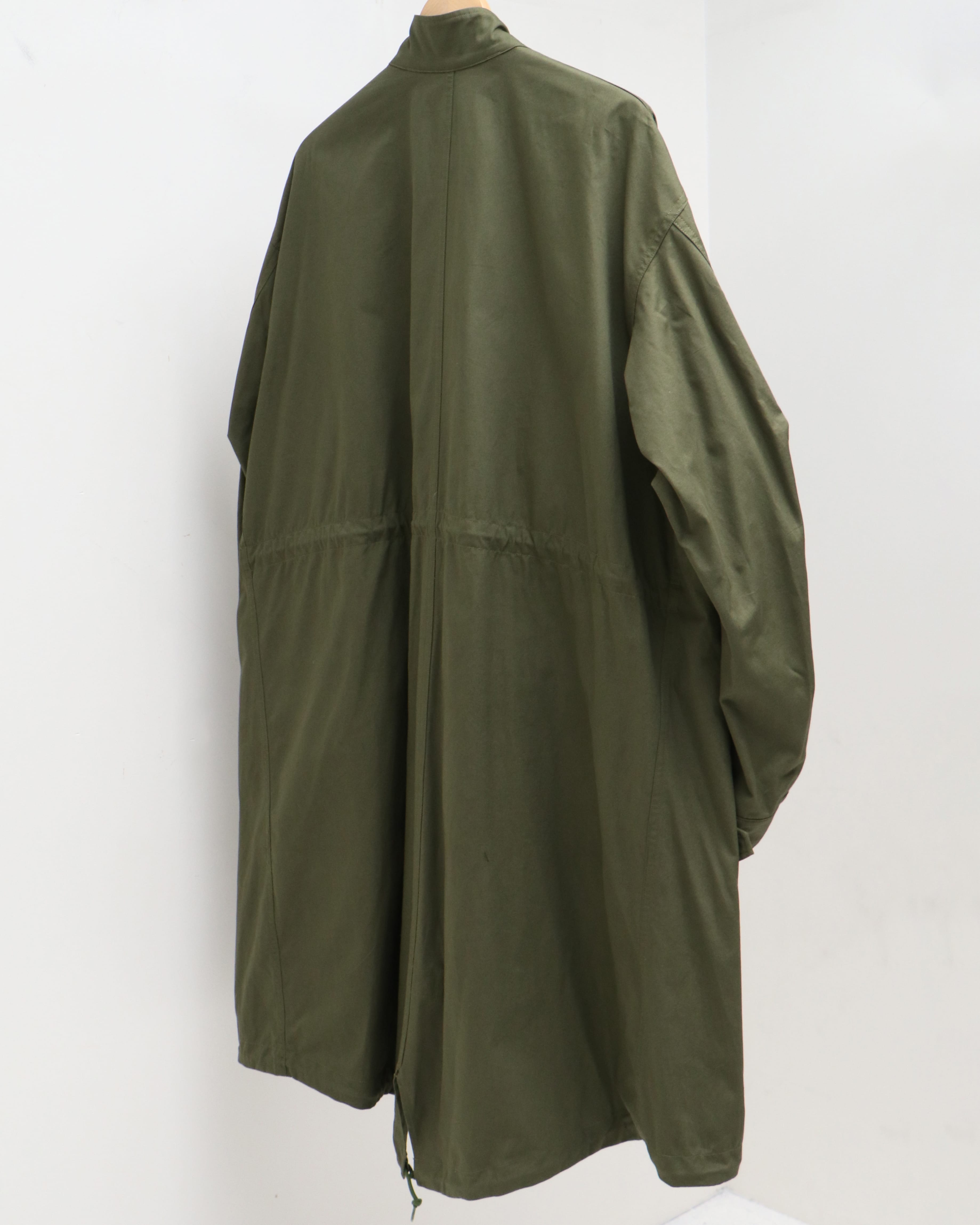 Cotton Poplin 65 Coat OLIVE