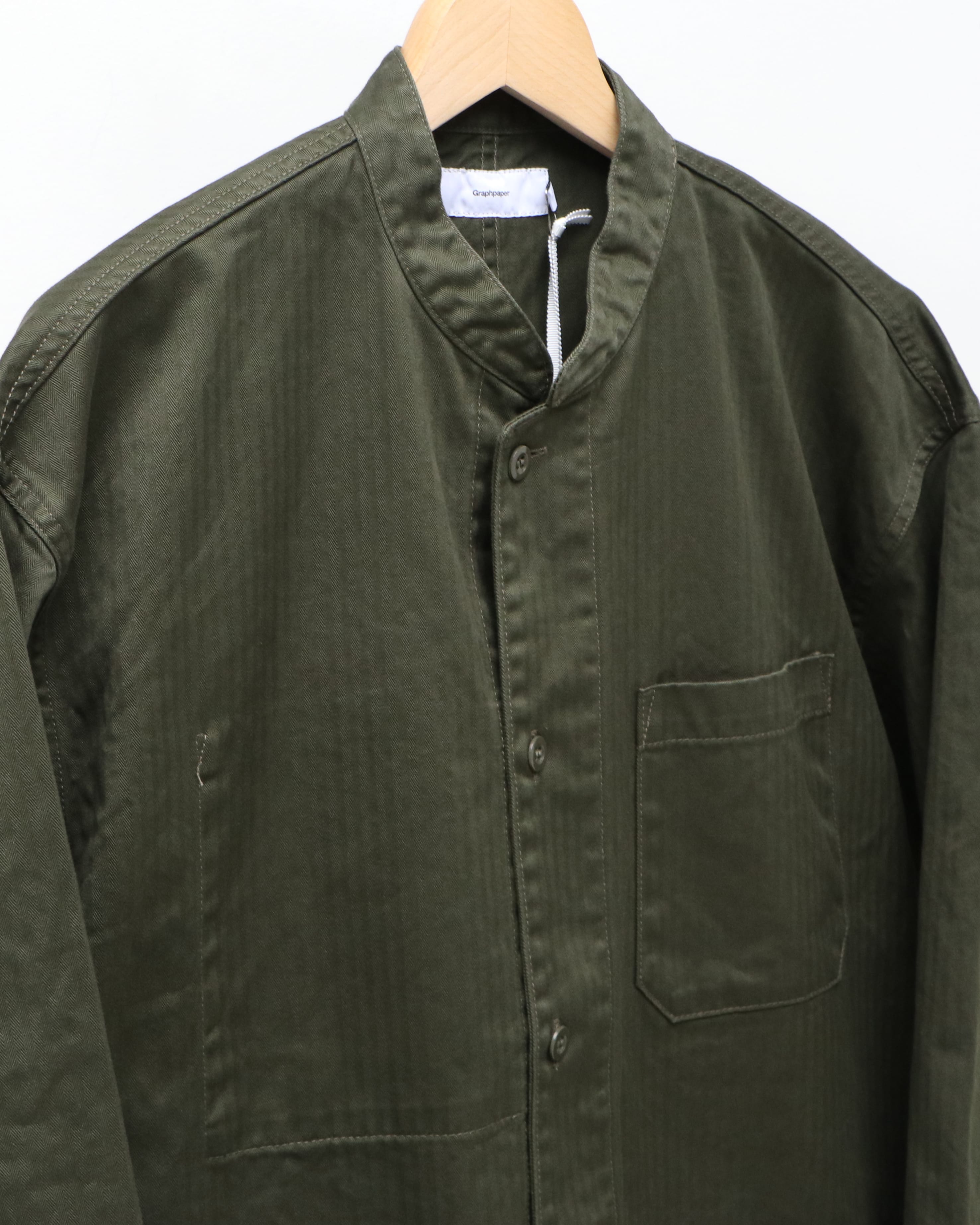 Suvin Herringbone Band Coverall KHAKI