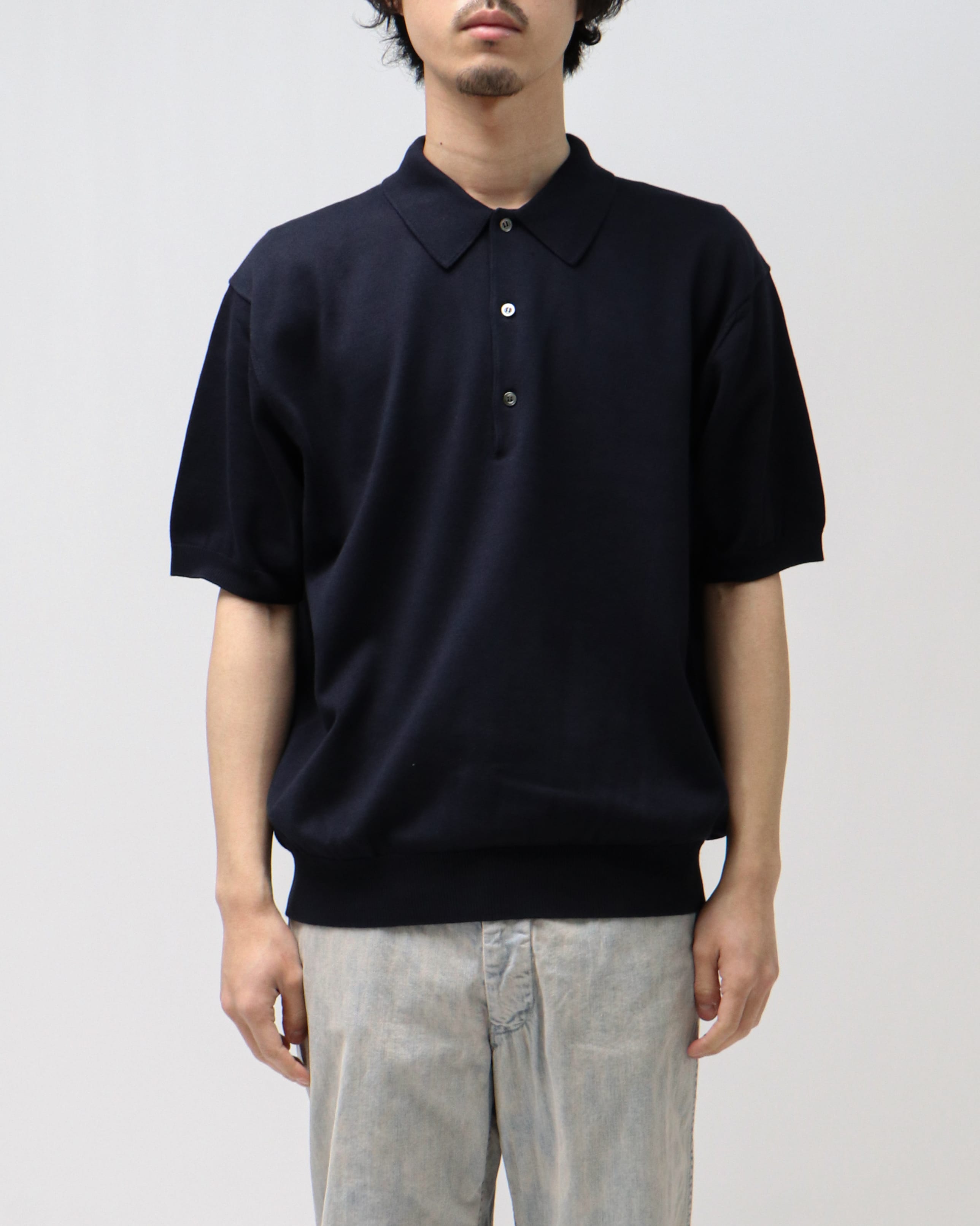 Cotton Knit S/S Polo Shirts – TIME AFTER TIME