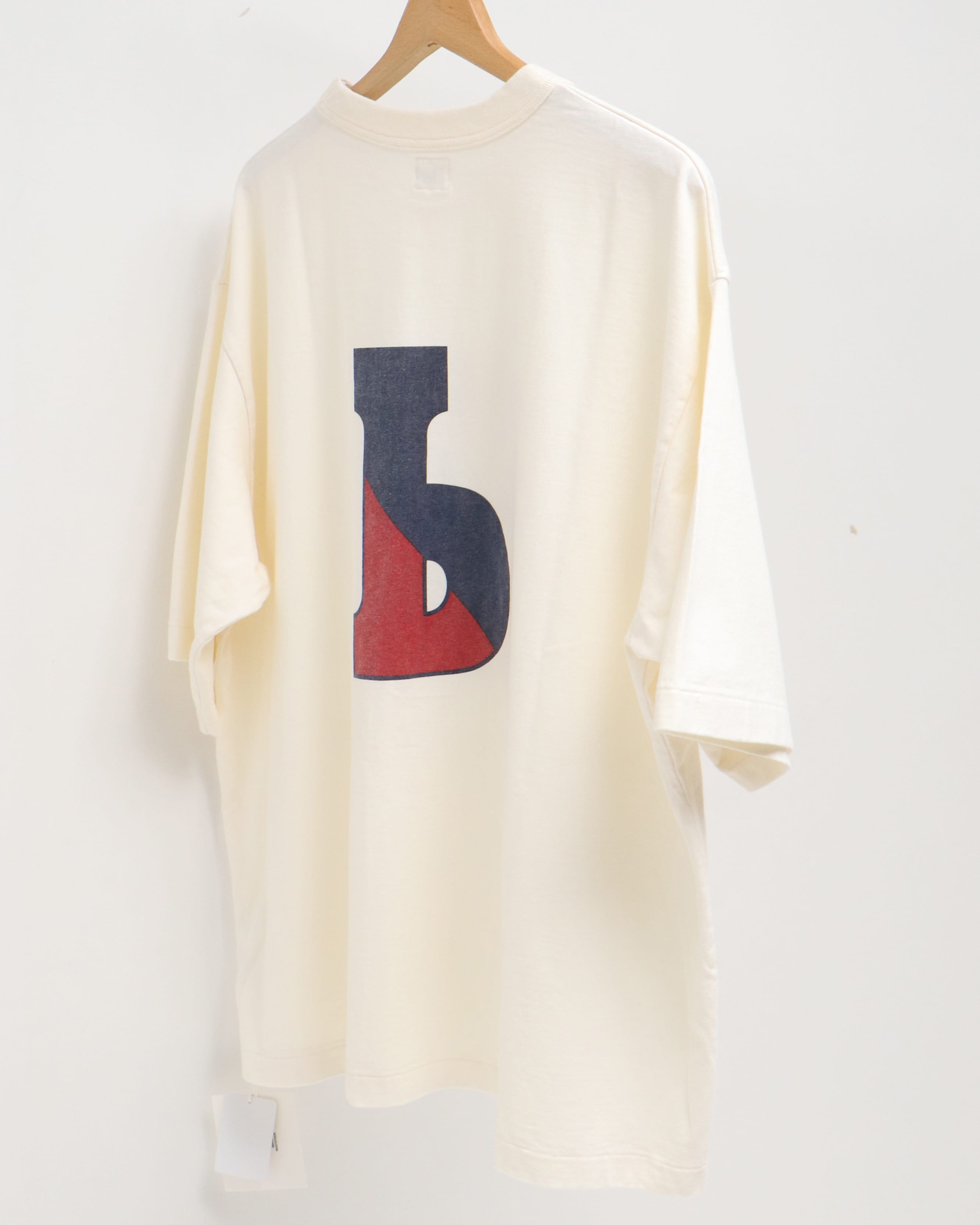 Cotton Rayon 88/12 Print Tee IVORY #E b-ROOTSTOCK – TIME AFTER TIME