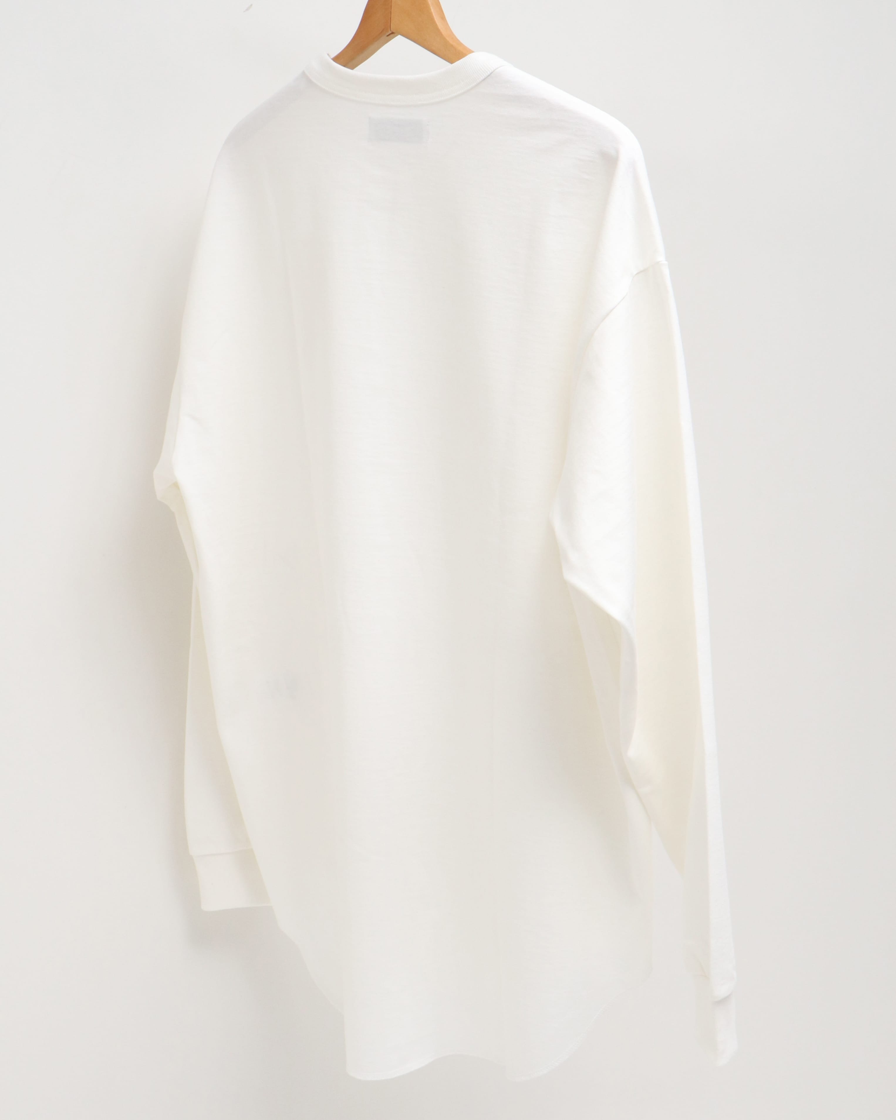 BASE BALL TEE L/S WHITE - ポイント対象外