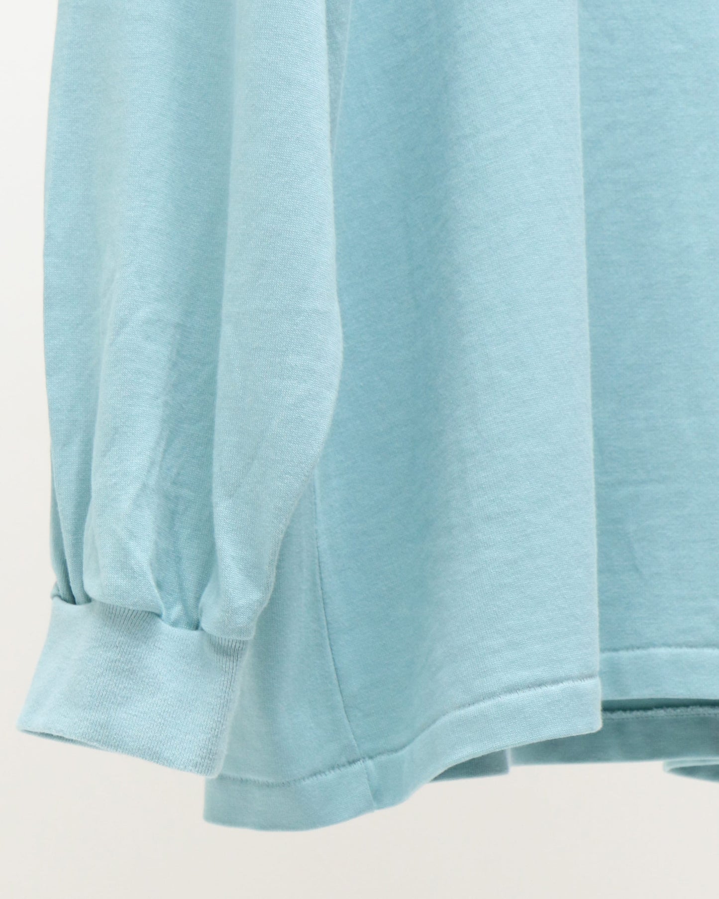 LUSTER PLATING L/S TEE TURQUOIS BLUE