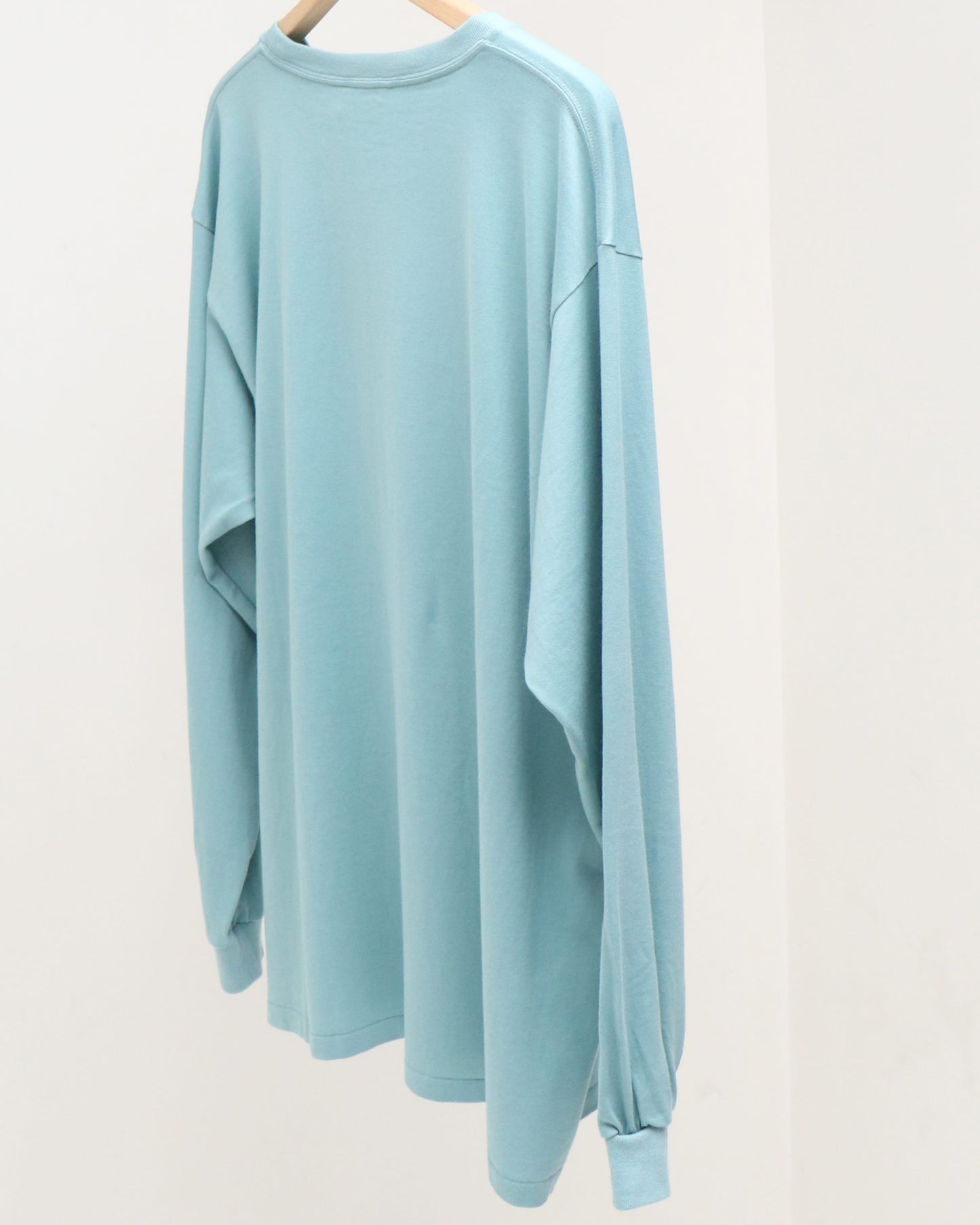 LUSTER PLATING L/S TEE TURQUOIS BLUE