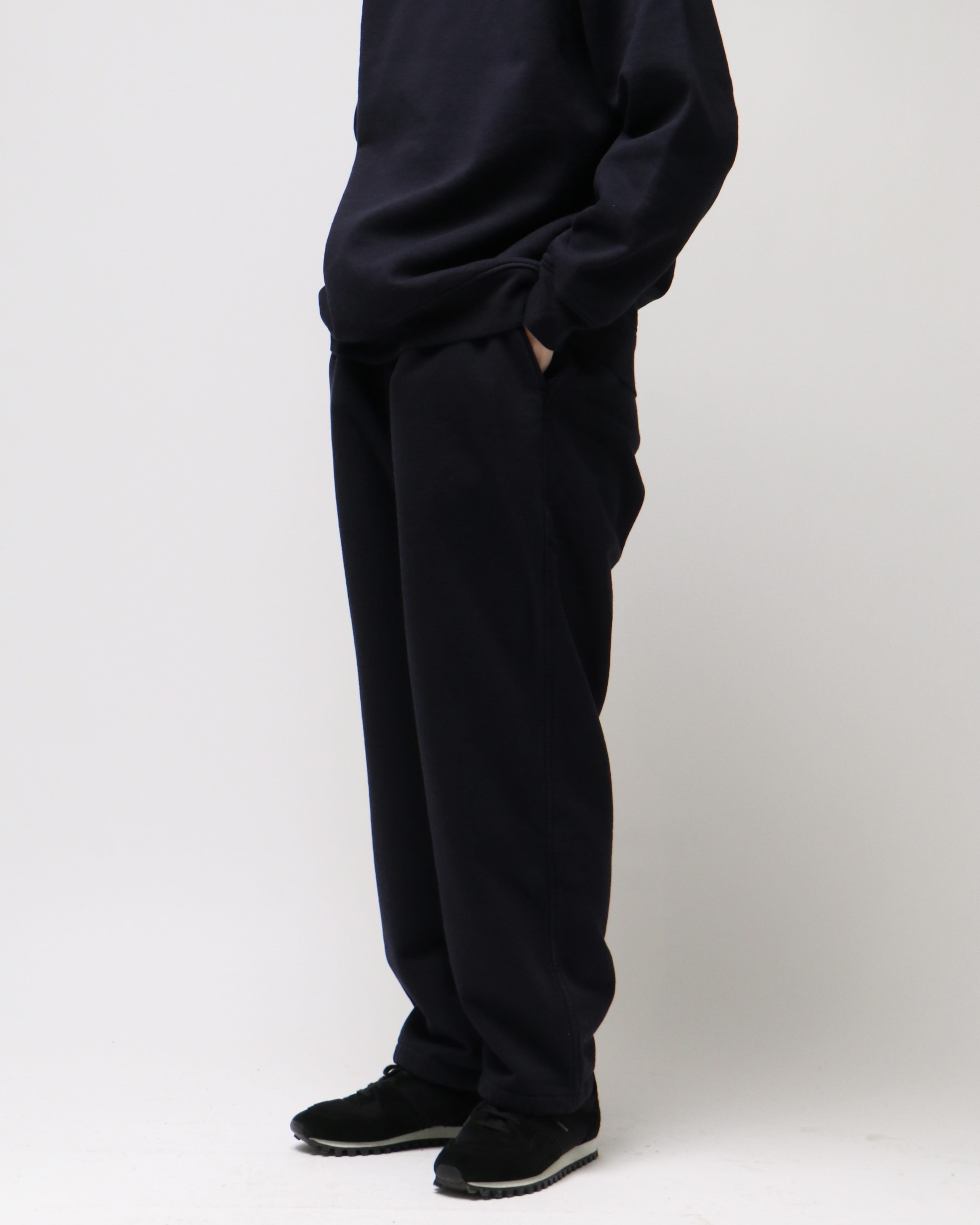 COMOLI◇23SS/コットン吊裏毛 パンツ/NAVY/ボトム/3/コットン/NVY/X01