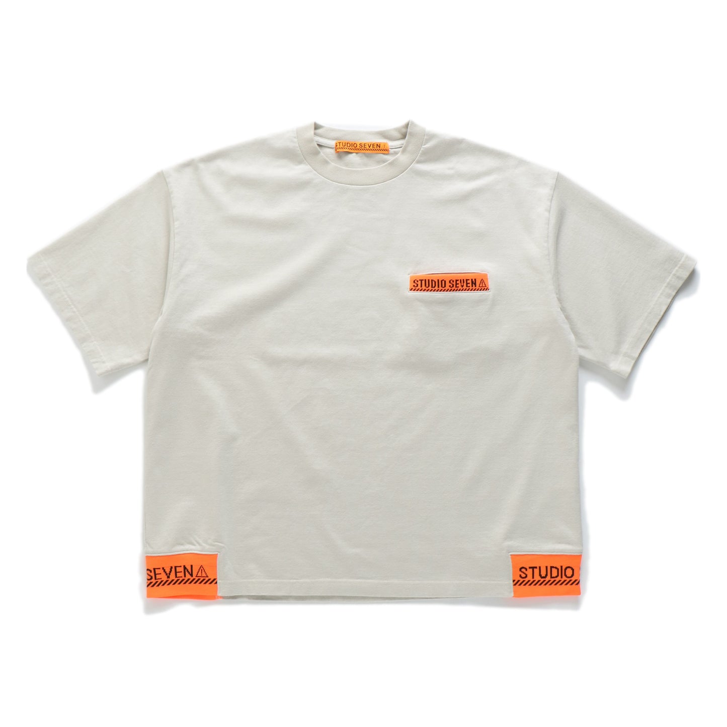 Neon Caution Rib Pocket SS Tee