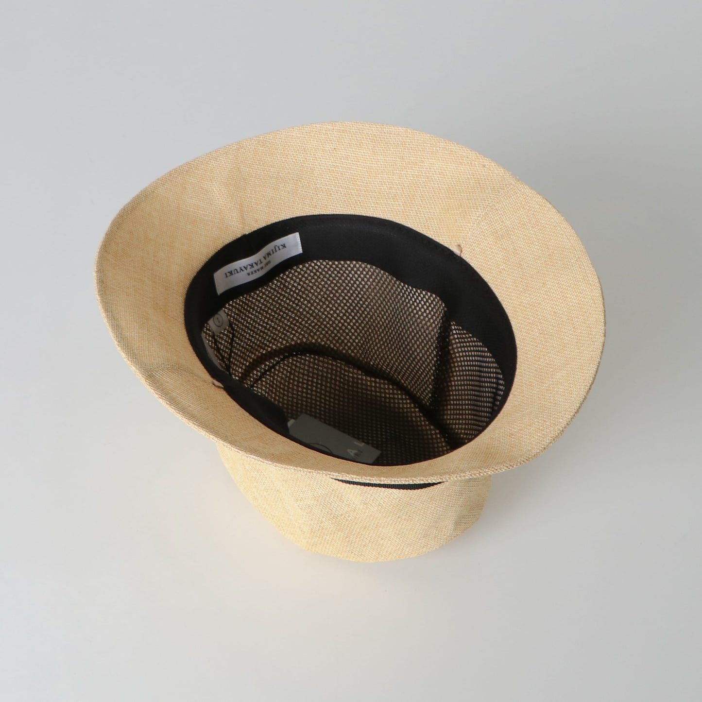 PAPER CLOTH SOFT HAT NARROW BEIGE