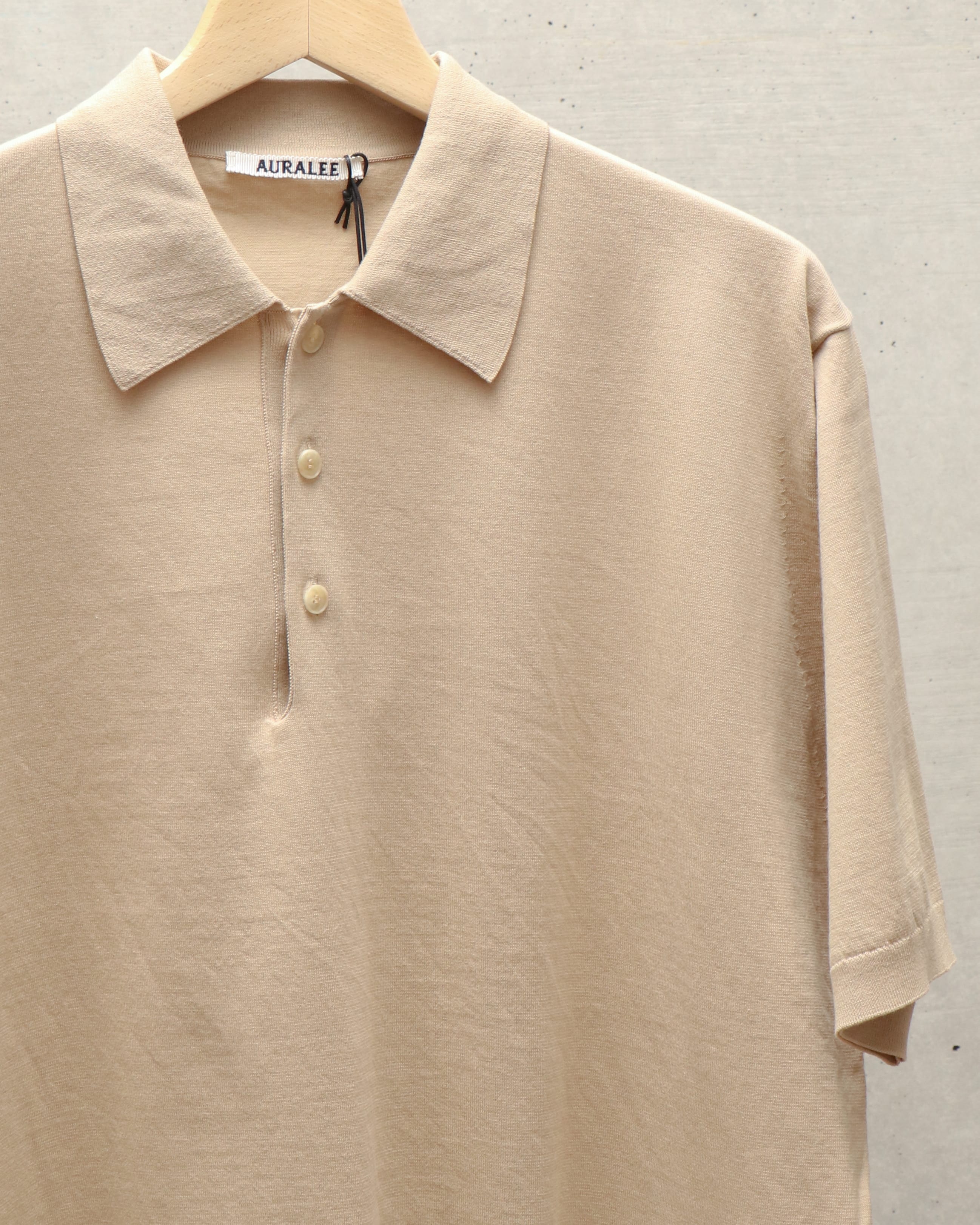 SUPER HIGH GAUGE COTTON KNIT POLO