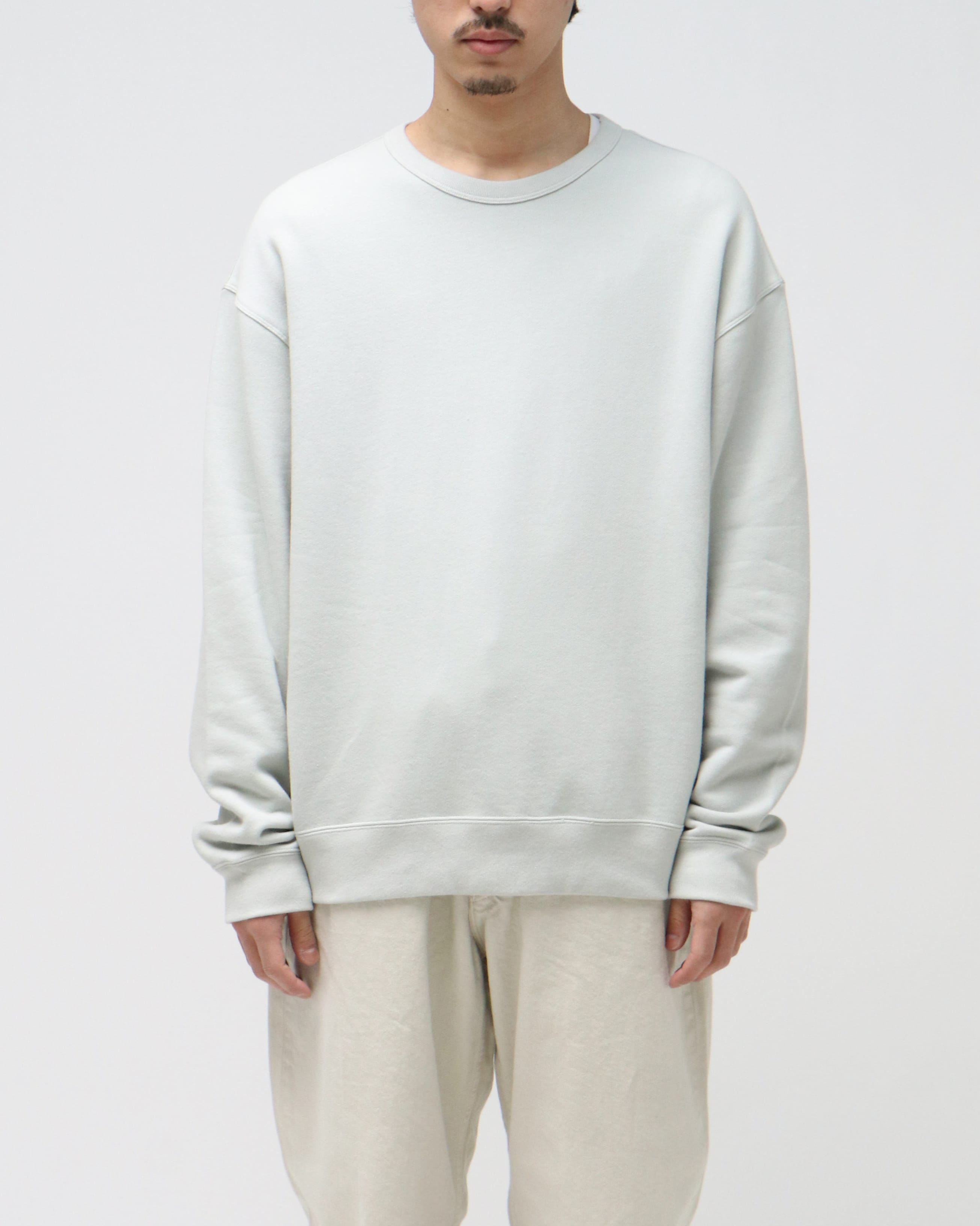 YOKE SWEAT SHIRT MIST GREEN