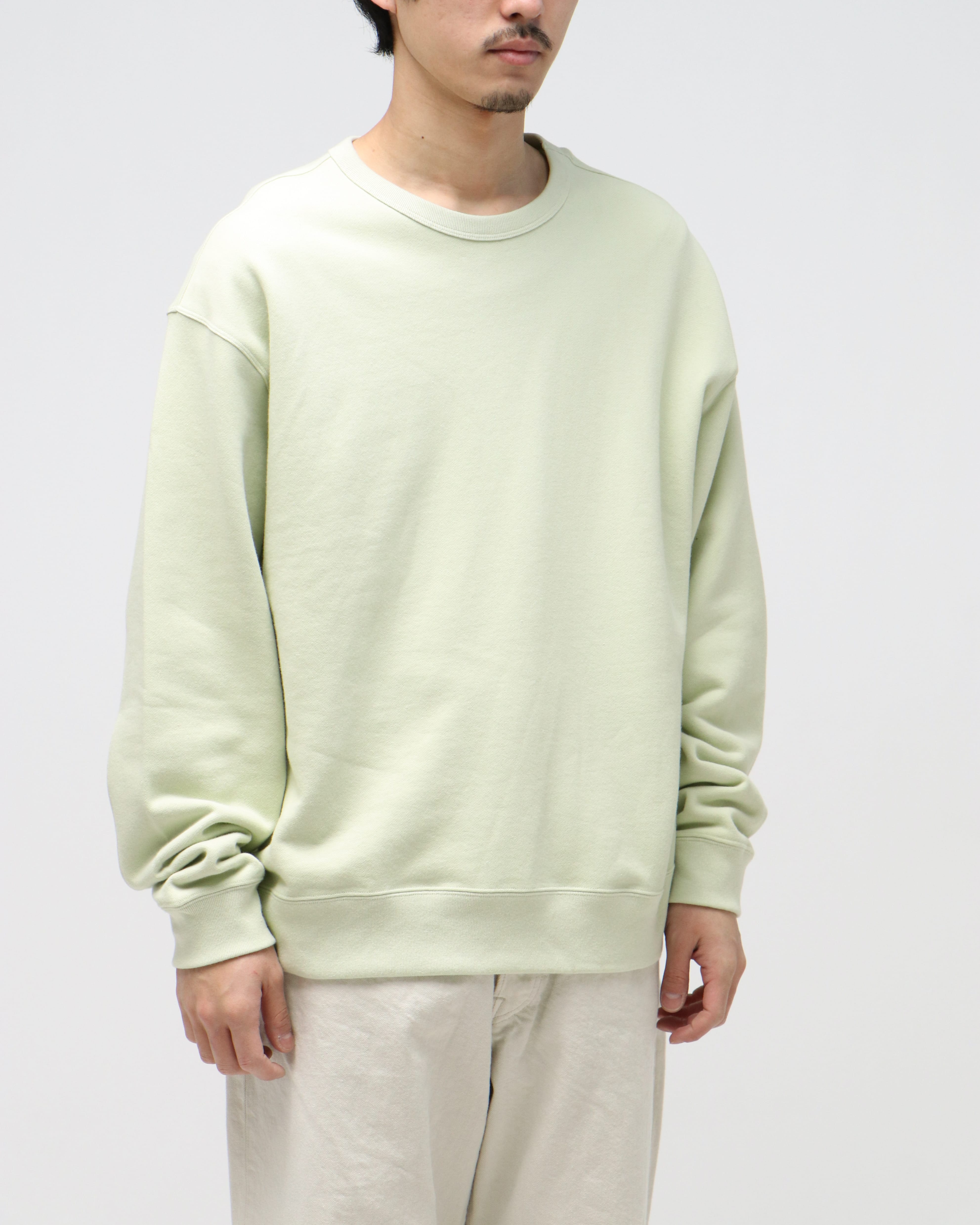 YOKE SWEAT SHIRT LIME YELLOW