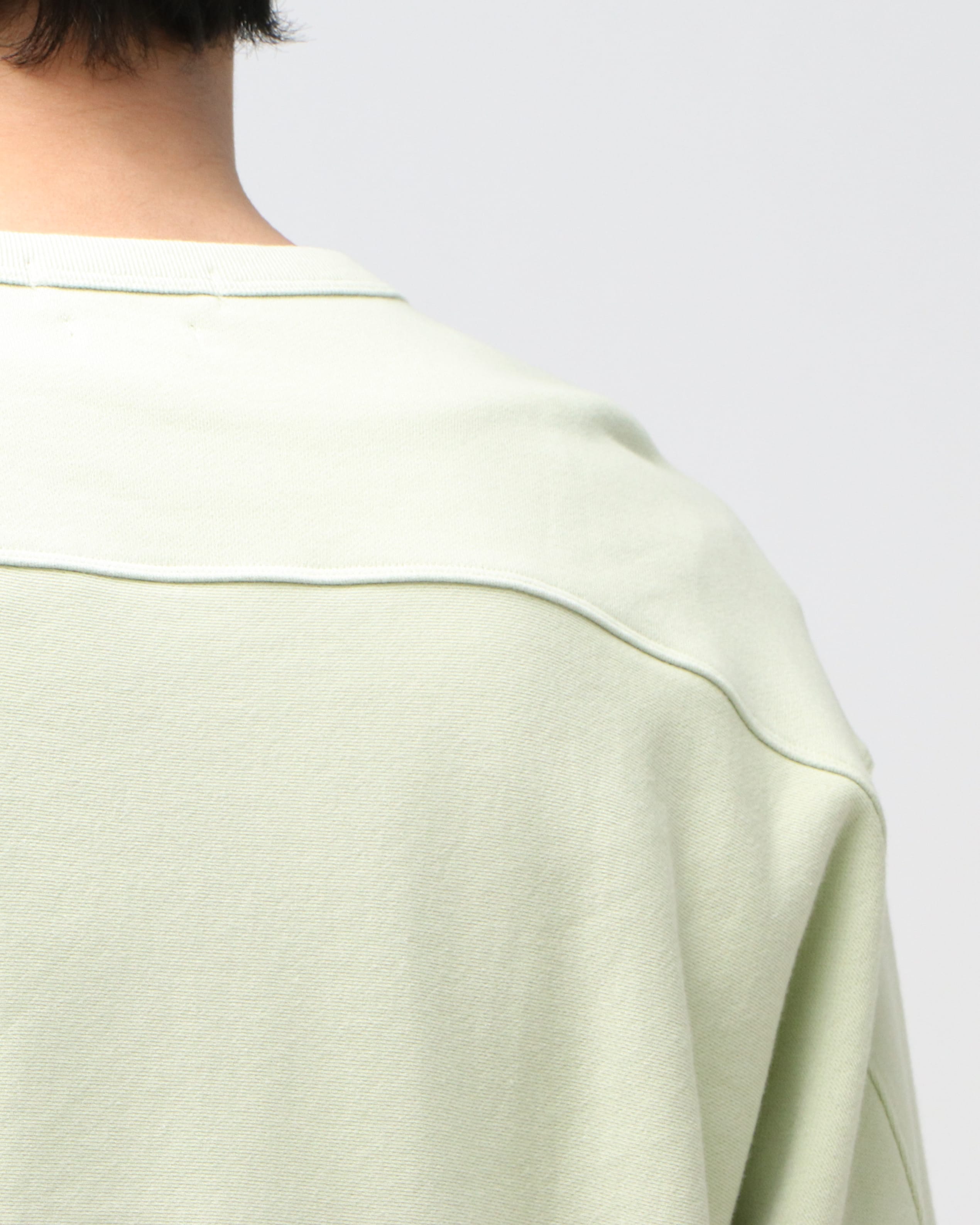 YOKE SWEAT SHIRT LIME YELLOW